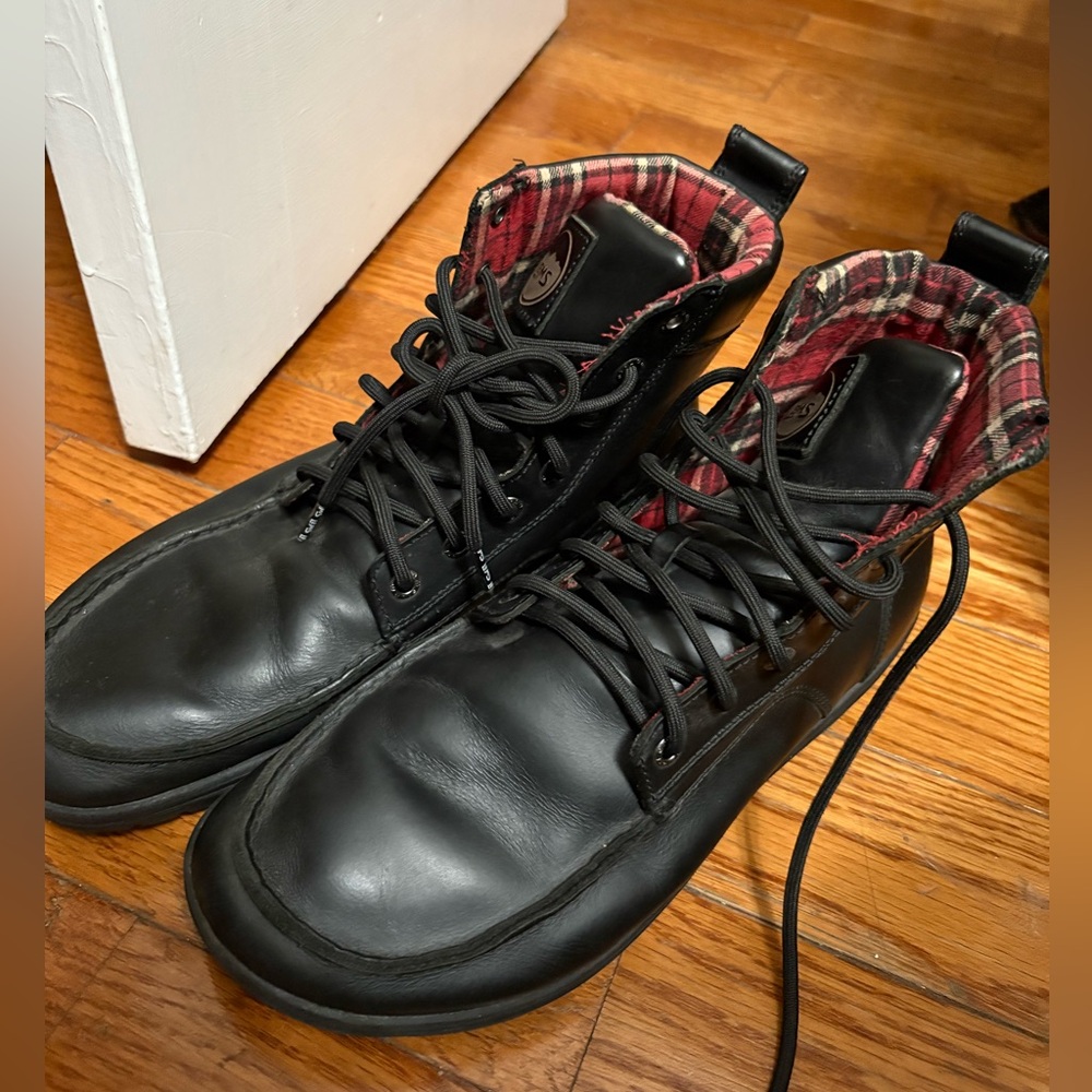 Lems Boulder Boot Black Leather